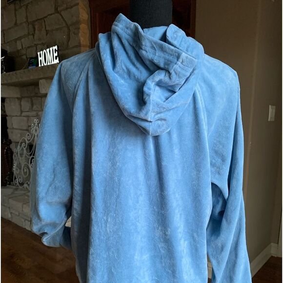 Pro Spirit Light Blue Velour Track Jacket‎ - Picture 3 of 10